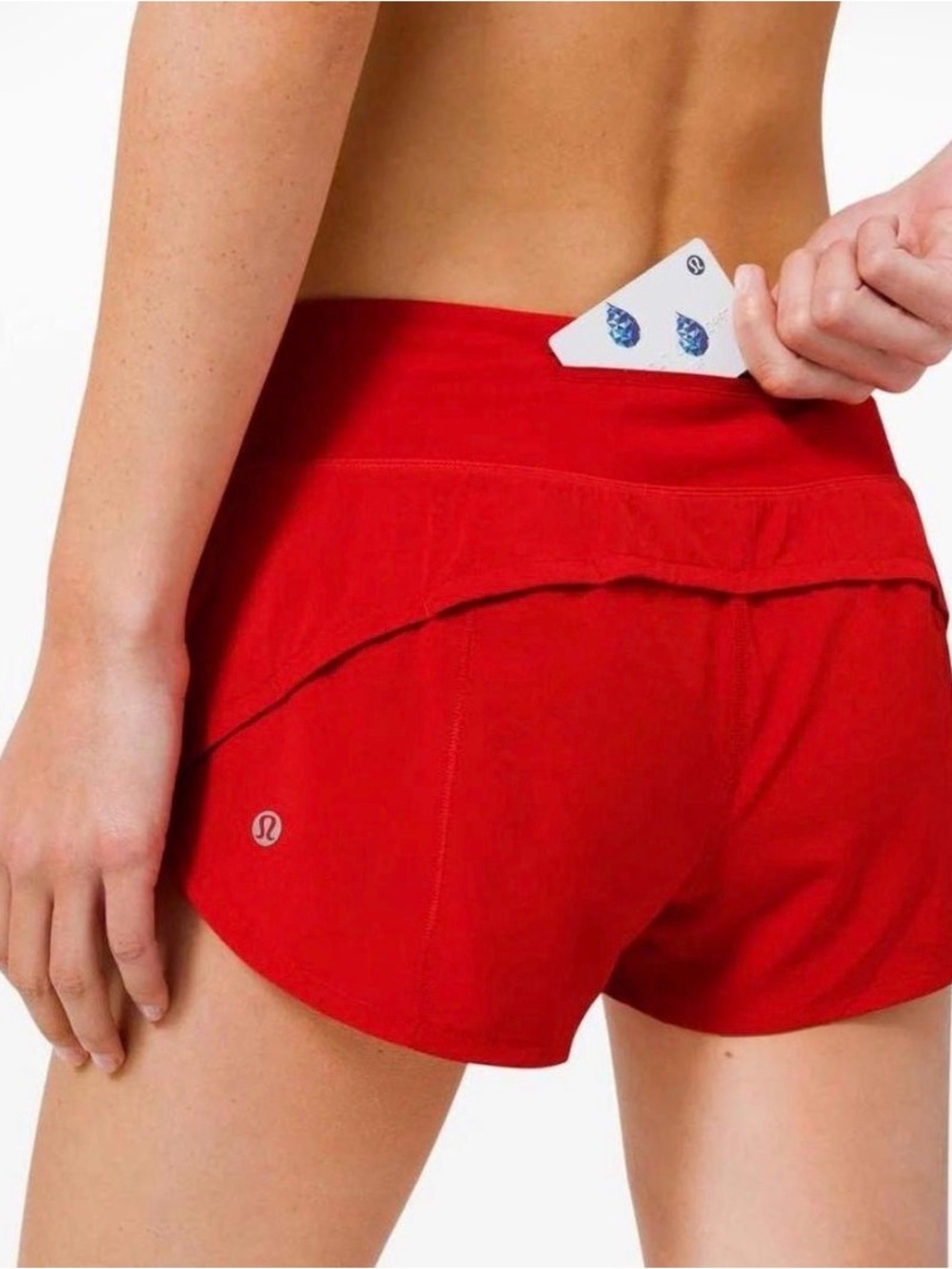 lululemon athletica Women’s Red speed up 2.5 inch Shorts